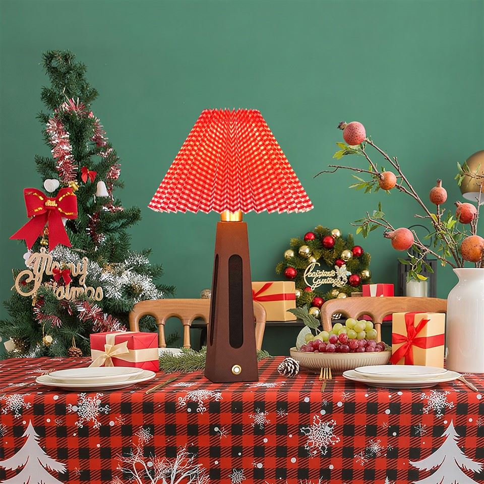 Lampa Tábla Nollag Dearg Téama Páirtí Solas Stroighne Maisiúcháin